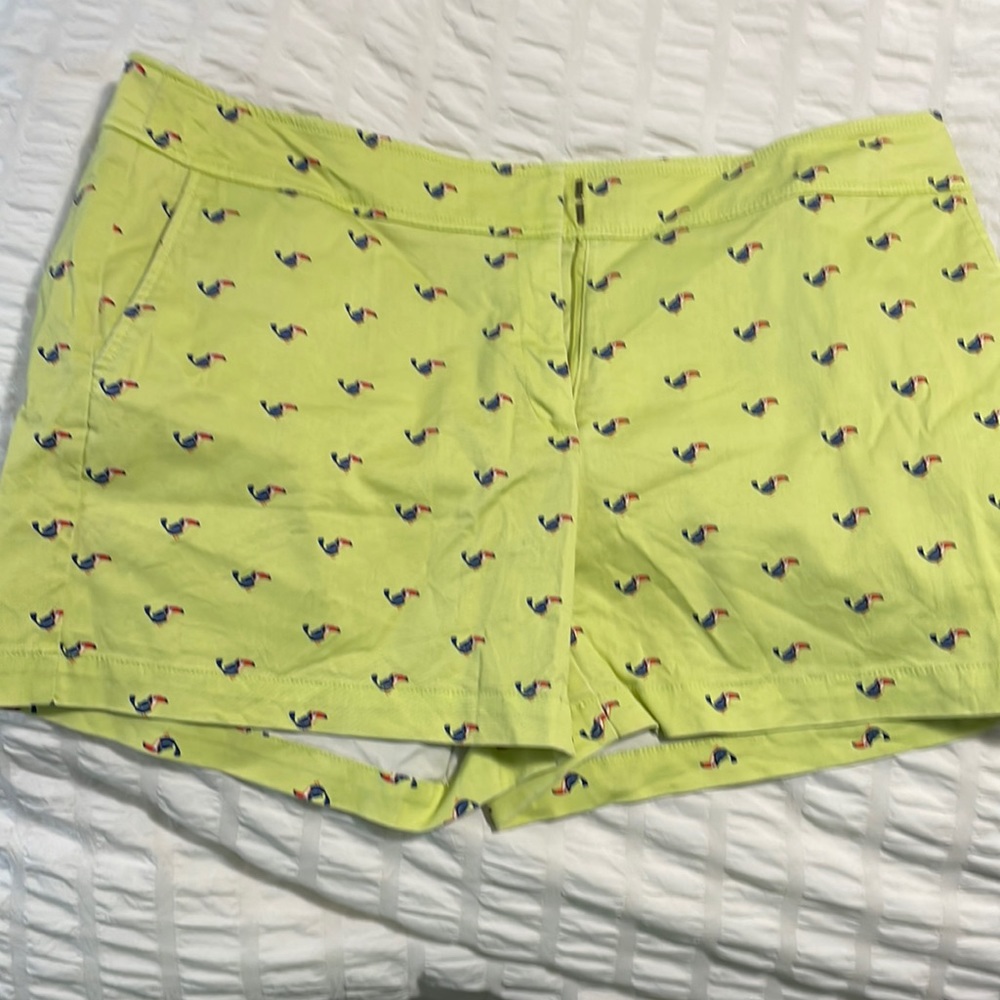 Juniper and lime Toucan shorts